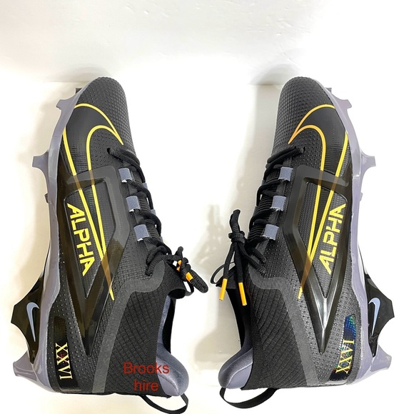Nike Alpha Menace 4 Elite Football Cleats Saquon Barkley Size 13 HF4313-001 - Picture 5 of 7